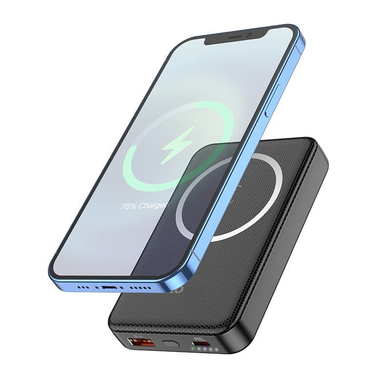 

Павербанк HocoTech Magnetic wireless Quick Charge 10000mAh 20W для iPhone 12|12 Pro|Max|Watch| AirPods| iPad| Samsung| Xiaomi| Huawei| Lenovo| Oppo| Meizu