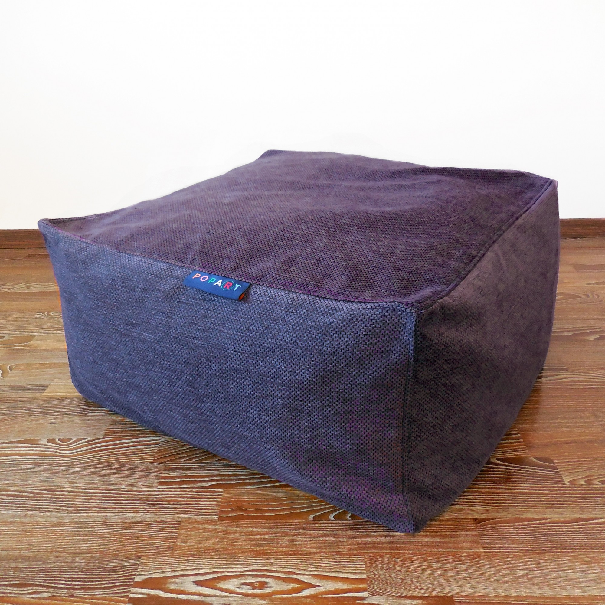 

Бескаркасный пуф POPART цвет фиолетовый