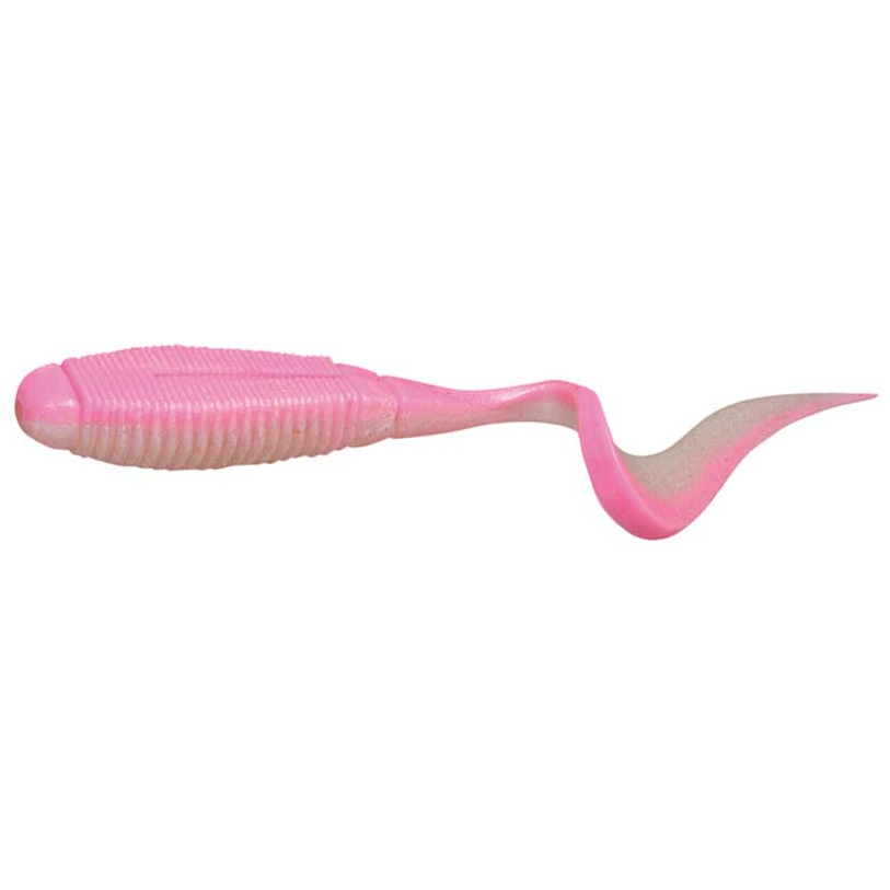 

Твистер Jackall Rhythm Curly 5 Bubble Gum Pink/Pearl White 5шт