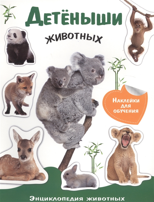 

Энциклопедия животных с наклейками. Детеныши животных (1201803)