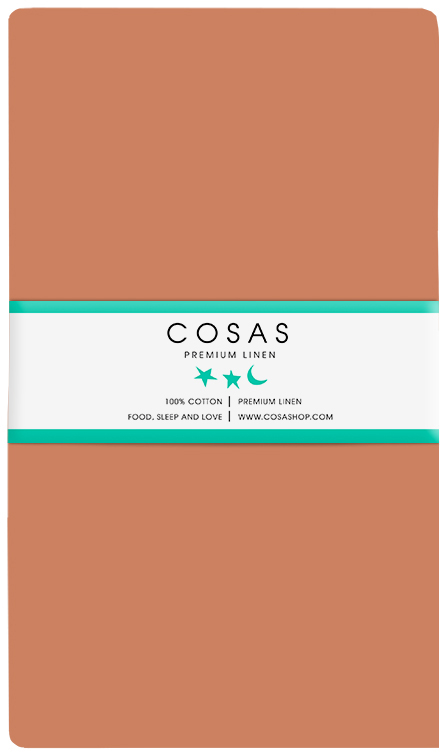 

Постельный комплект Cosas 1.5-спальный RainbowColor_Terrakot_160