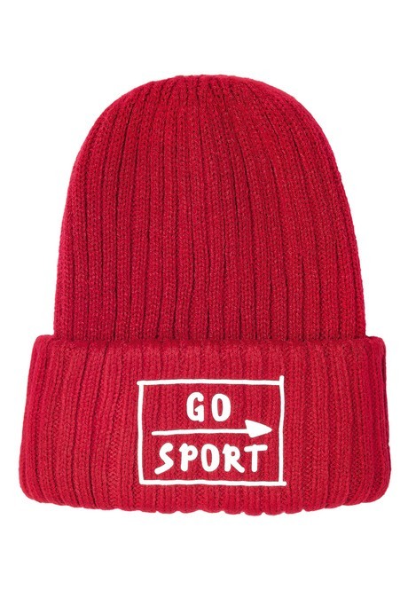 

Шапка бини, цвет бордовый, Sport, размер 52-58, Faberlic