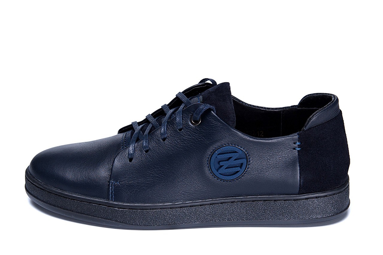 

Мужские кожаные кеды ZG GO GO Man Blue spring р.42