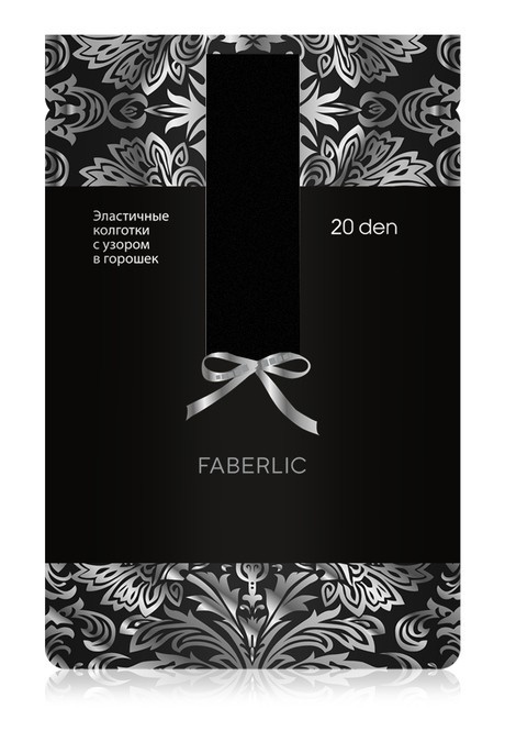 

Эластичные колготки с узором в горошек, 20 den, чёрные, размер , moda Faberlic, Эластичные колготки с узором в горошек, 20 den, чёрные, размер L, moda Faberlic