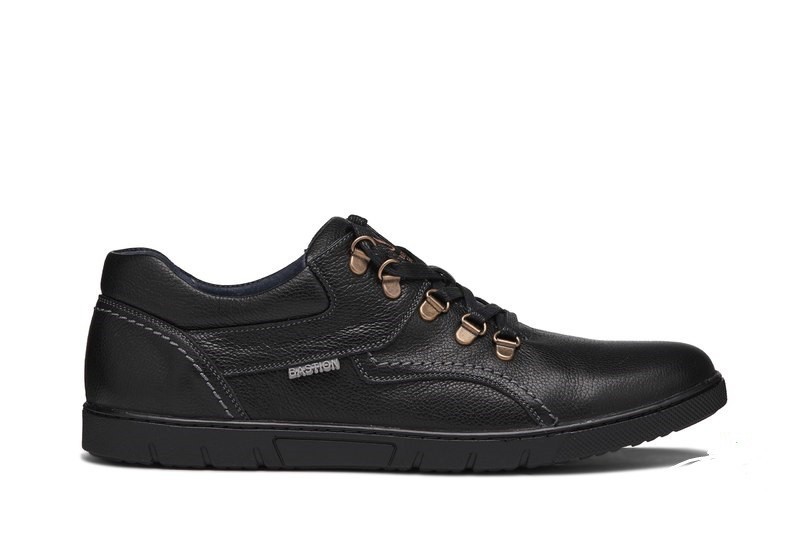 

Мужские кожаные туфли Leather black shoes р.40