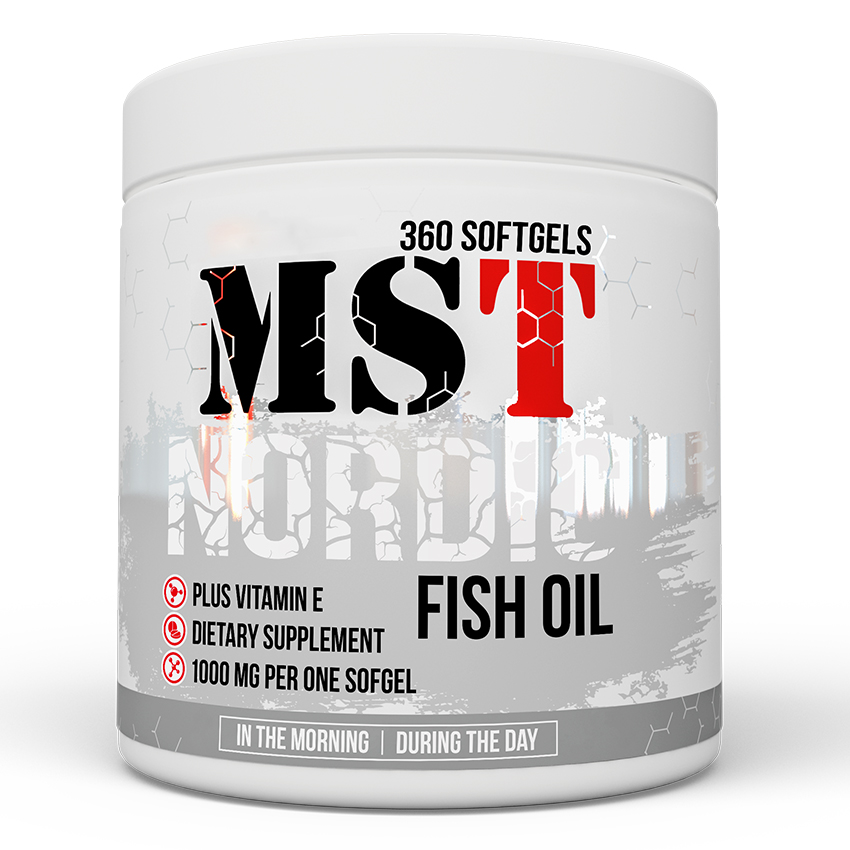

Жирные кислоты MST Nutrition Nordic Fish Oil 360 капсул