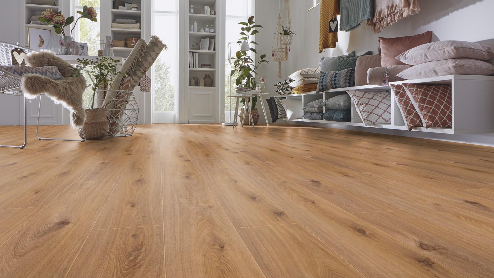 

Ламинат Kronotex Amazone D4169 Дуб престиж светлый