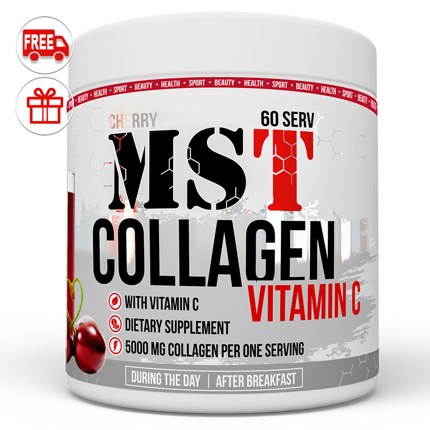 

Специальный продукт MST Nutrition Collagen + Vitamin C 390 грамм Вишня