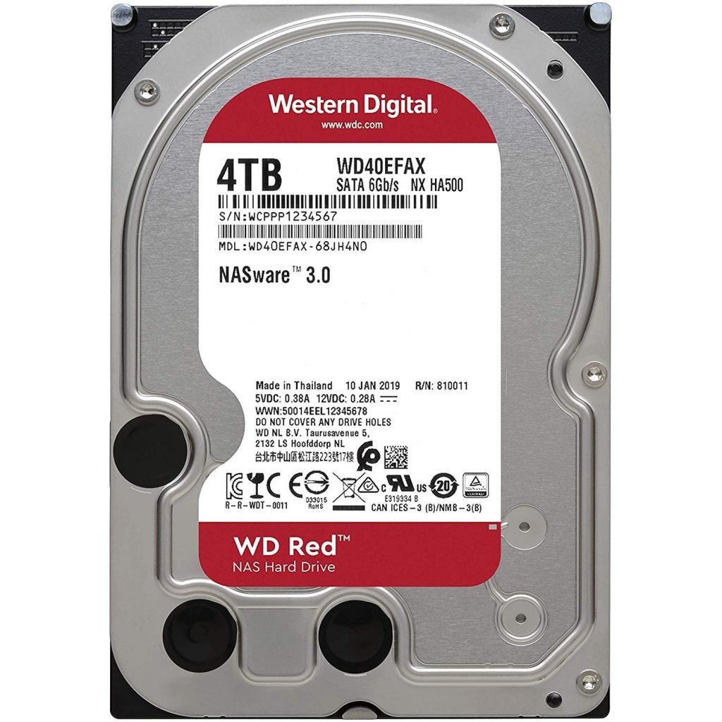 

Жесткий диск 3,5" 4Tb WD WD40EFAX SATA III 5400 256Mb Red NAS