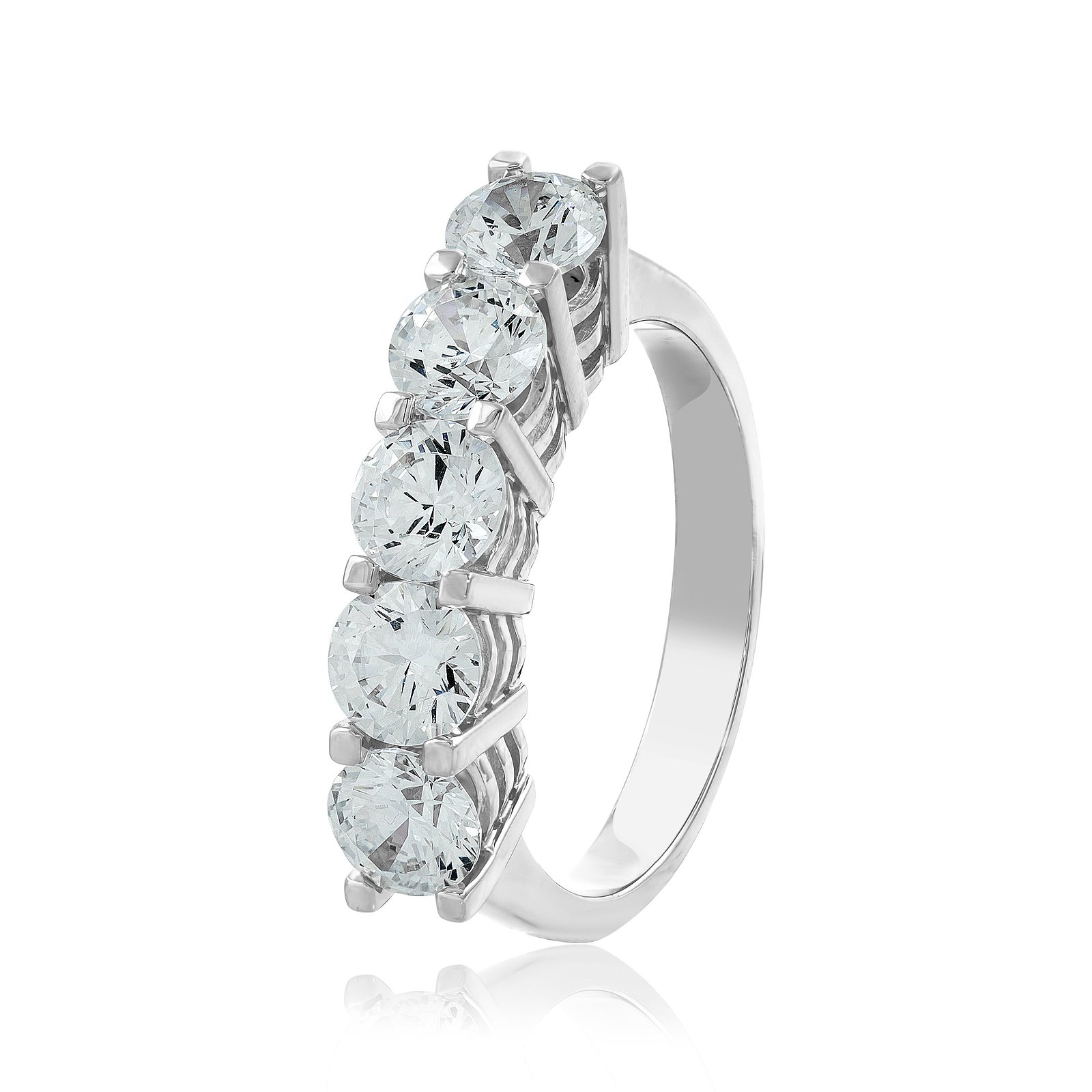 

Кольцо из белого золота с Swarovski 312614, размер 16.5