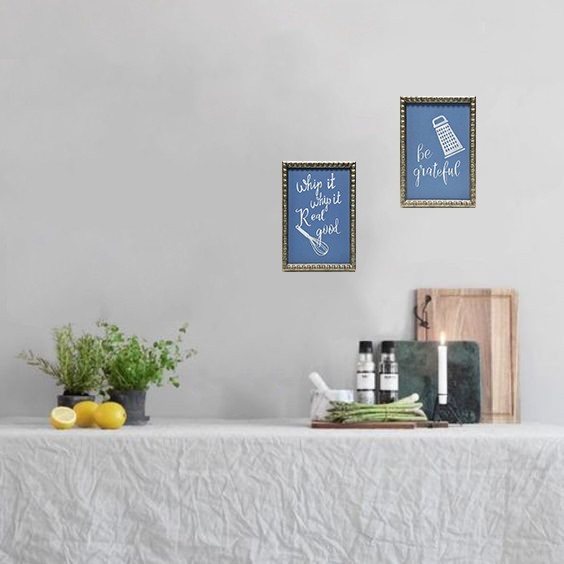 

Комплект из 2-х постеров "Венчик", "Терка" в деревянных рамах Frames Posters Decor