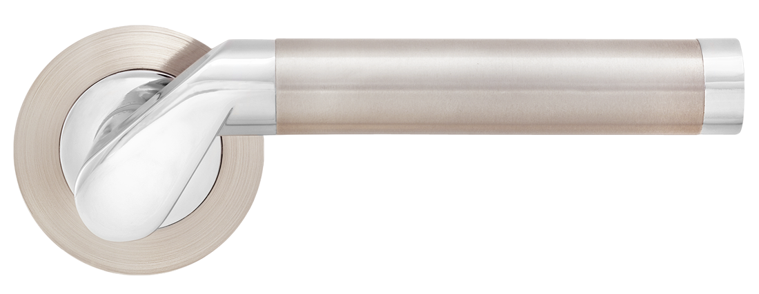 

Ручка дверная S-1103 SN/CP Tubo (4091)