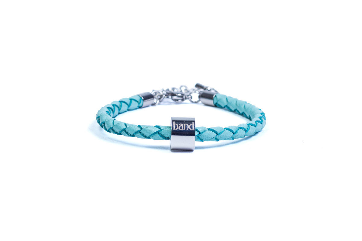 

Женский браслет из кожи Band Milan Blue 17 Голубой