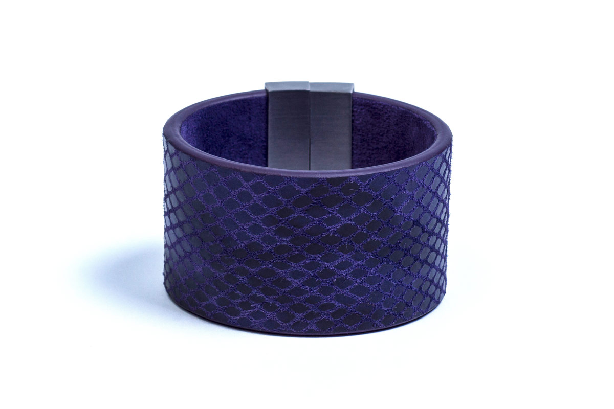 

Кожаный браслет Band Chic Violet 20 Фиолетовый