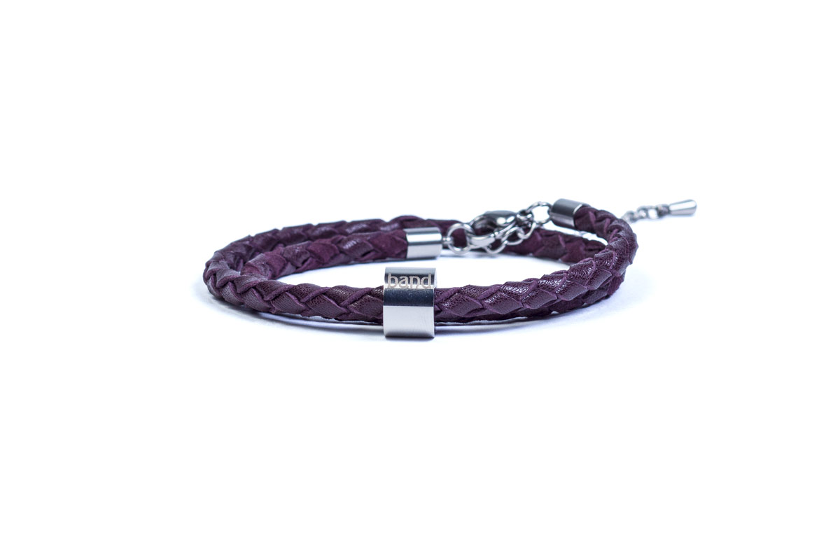 

Женский кожаный браслет Band Milan Violet 16 Фиолетовый