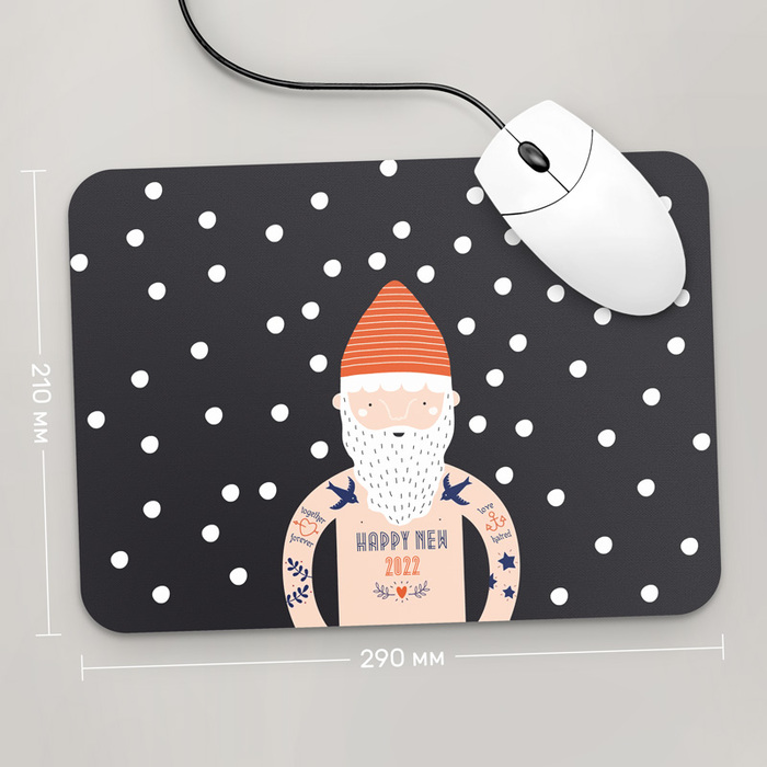 

Игровая поверхность GUS "Happy New 2022 Santa Claus" 290x210 (HO335 - Праздники )