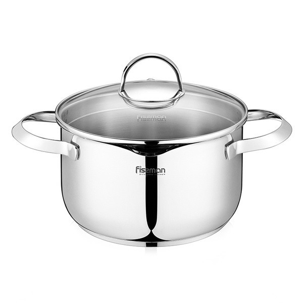 

Каструля CALLISTO 20x11.5 см / 3,5 л зі скляною кришкою (нерж. Сталь)