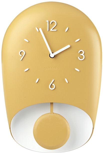 

Часы настенные Guzzini с маятниковым колоколом Желтые