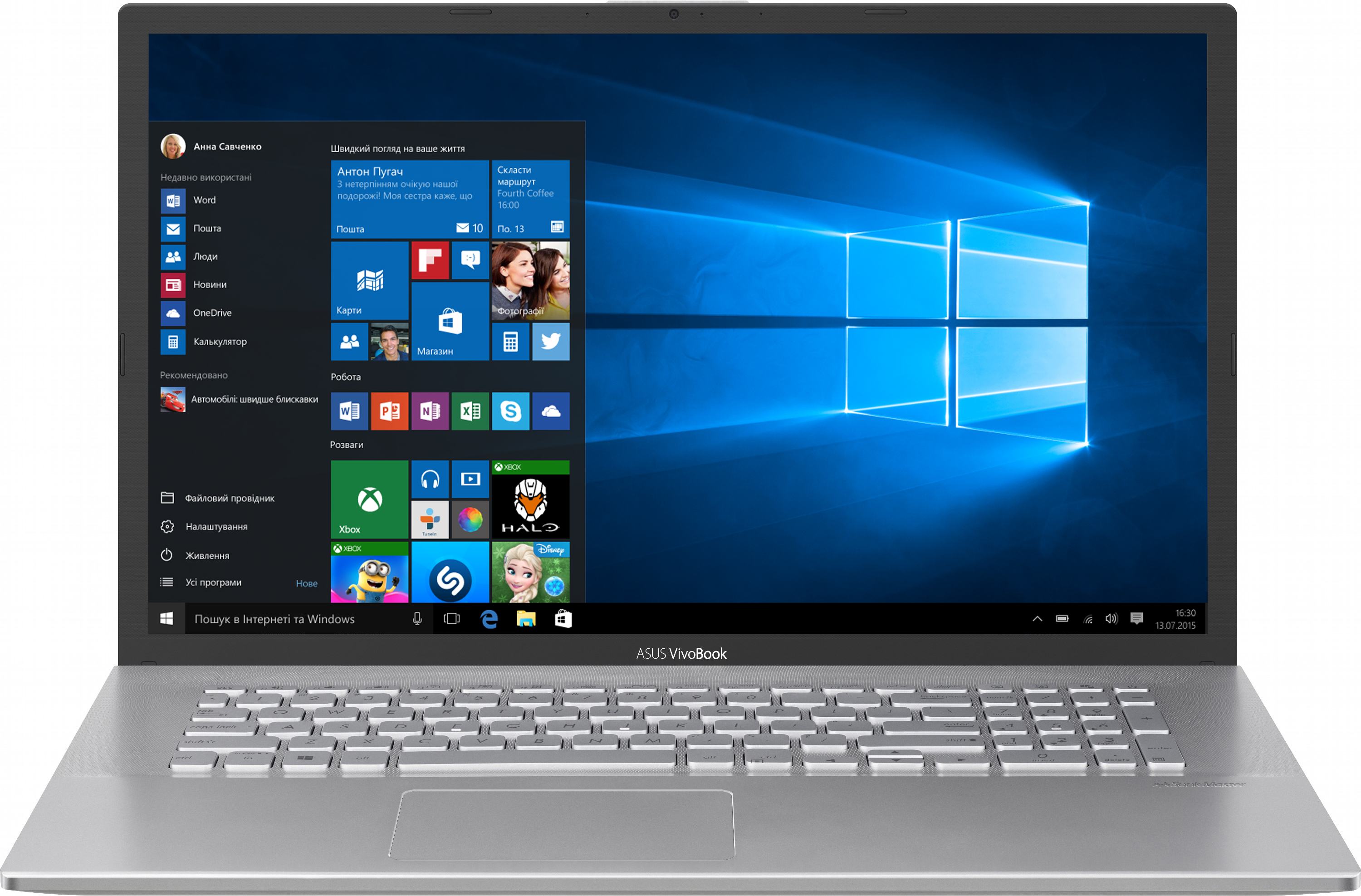

Ноутбук ASUS VivoBook 17 X712EQ-AU030T (90NB0U91-M00330) Transparent Silver