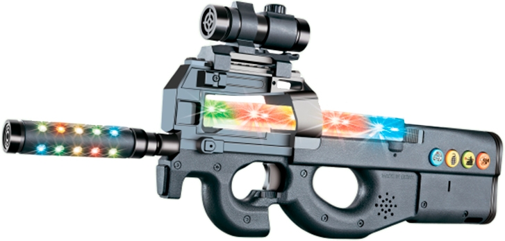 

Автомат свето-звуковой ZIPP Toys FN P90 черный (816B)