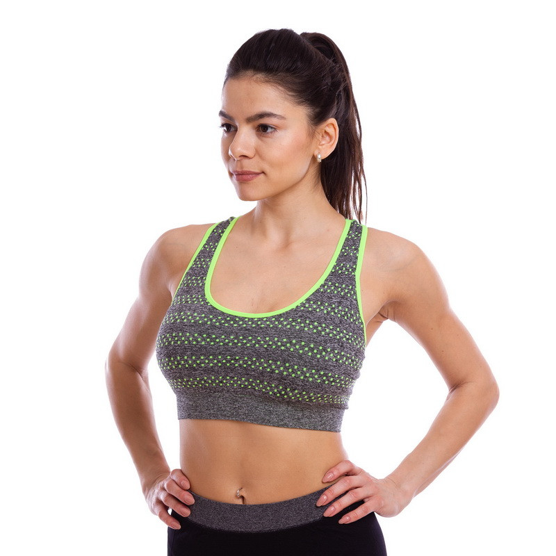 

Спортивный топ для фитнеса и йоги Zelart My Fit 3608 размер  (42-48) Grey-Green, Спортивный топ для фитнеса и йоги Zelart My Fit 3608 размер M (42-48) Grey-Green