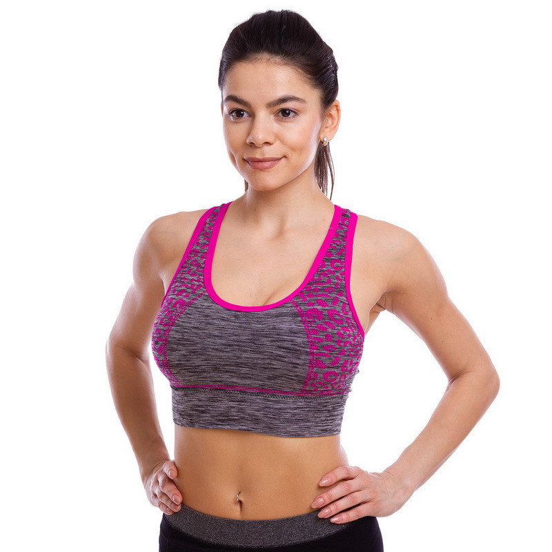 

Спортивный топ для фитнеса и йоги Zelart My Fit 2232 размер  (40-44) Grey-Fuchsia, Спортивный топ для фитнеса и йоги Zelart My Fit 2232 размер M (40-44) Grey-Fuchsia