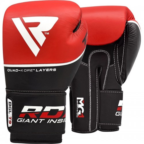 

Боксерские перчатки RDX Quad Kore Red 10 унций