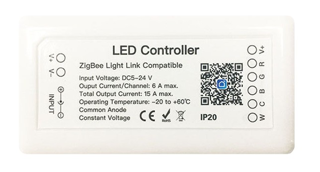 

Регулятор для LED стрічки RGBCW ZigBee Controller