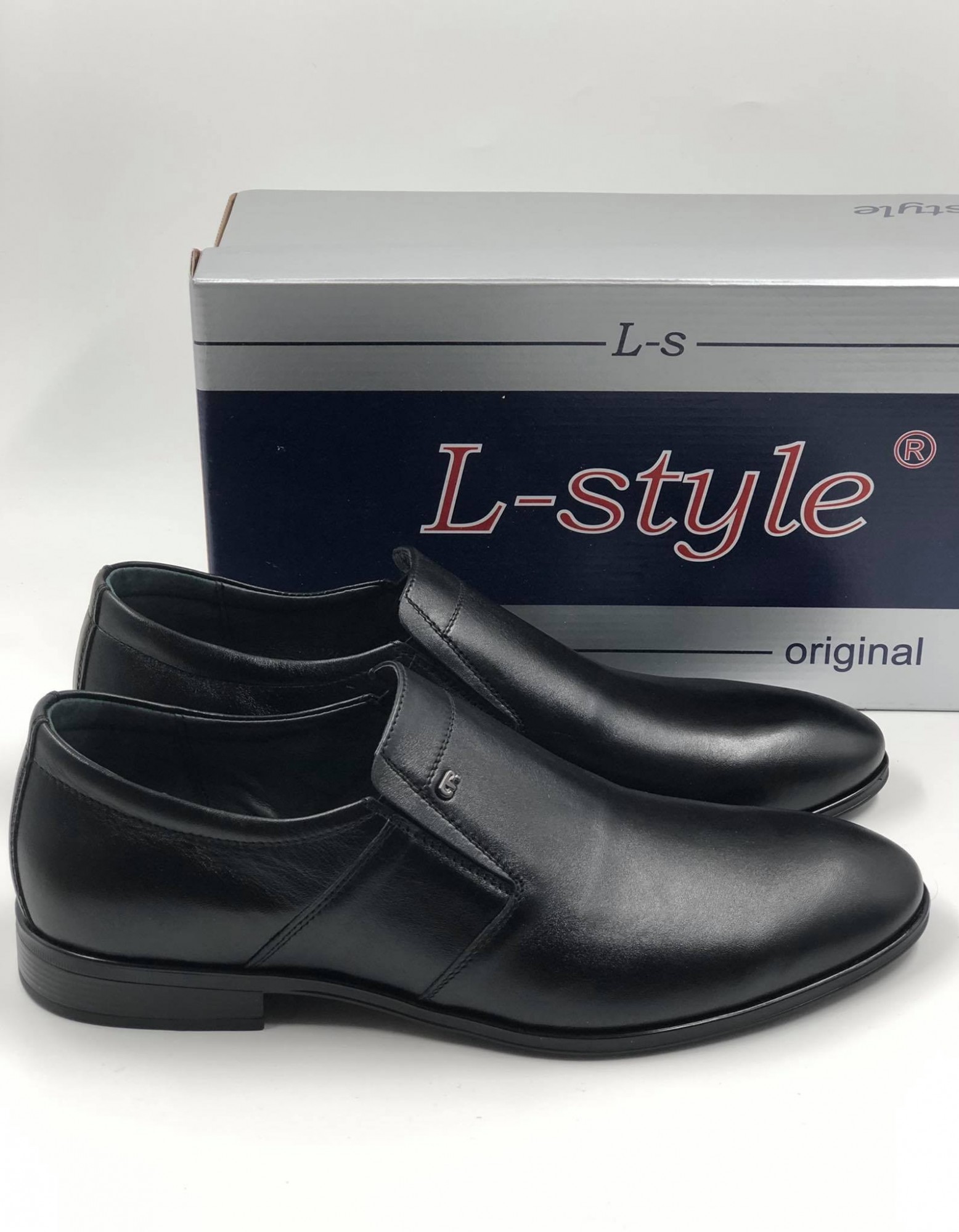 

Туфли мужские L-style 1267-3 кожа 42 р. 28 см. черные