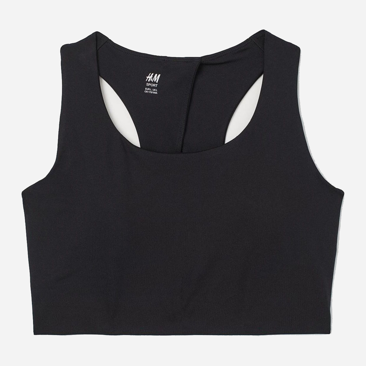 

Спортивный топ H&M Sport 9386603RP71 L Черный