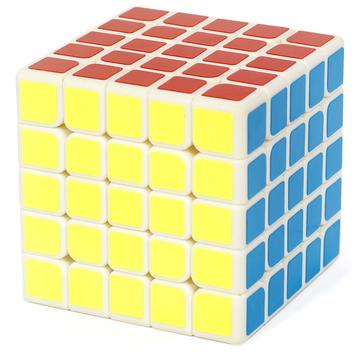 

Кубик Рубика Qiyi QiZheng 5×5 (белый пластик)