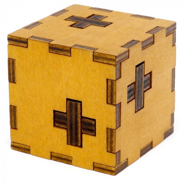 

Деревянная головоломка 3D Wood Puzzles кубик-пазлы