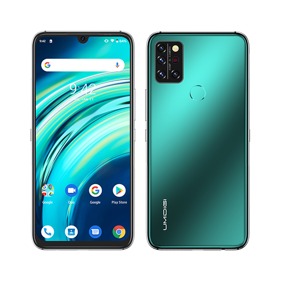 

Мобільний телефон Umidigi A9 Pro 6/128Gb green 6.3" 4150mAh Термометр (1241 zp)