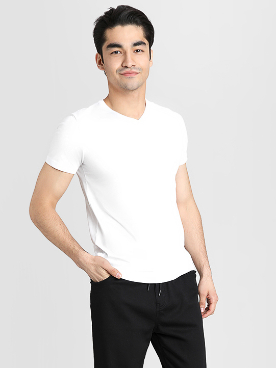 

Футболка O'STIN Casual VO51JGHGHH  Жемчужно-белая, Футболка O'STIN Casual VO51JGHGHH S Жемчужно-белая
