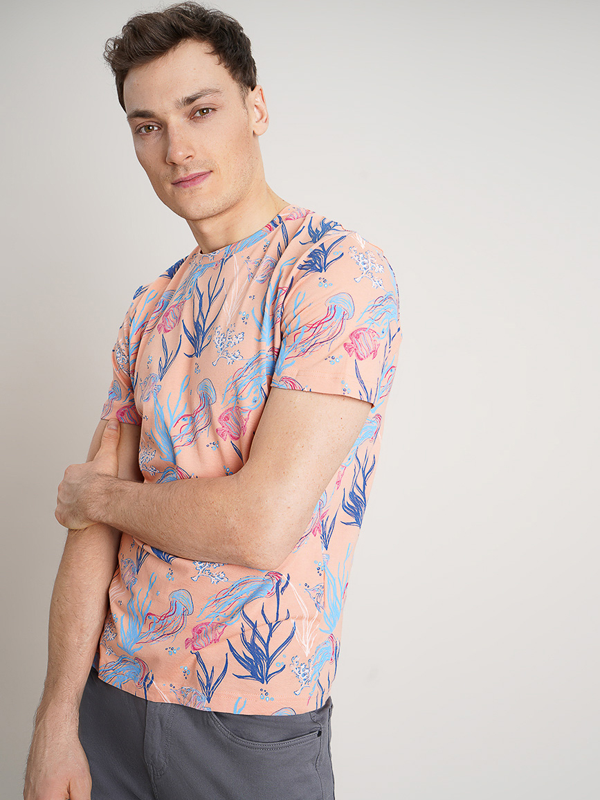 

Футболка O'STIN Casual GAQI8OOBUY XL Персиковая