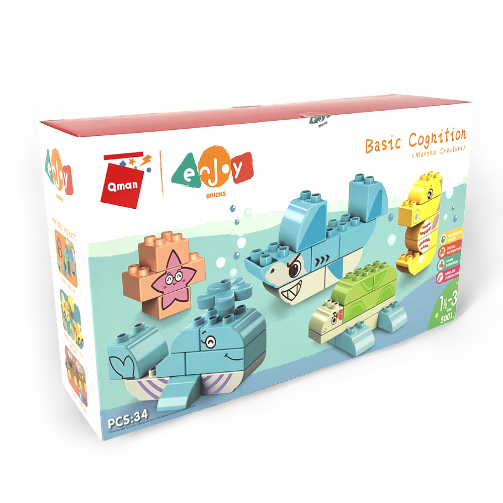 

Конструктор Kids Home Toys “Морские животные”, 35*9*19 см, 5001