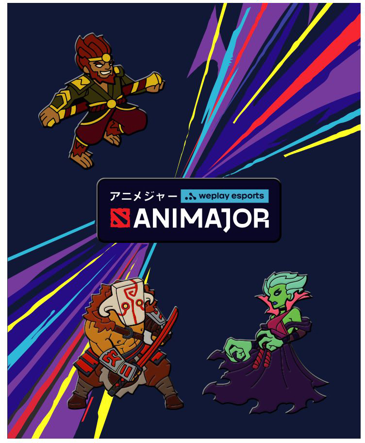 

Значок FS holding ANIMAJOR Dota 2 набор (ES000004)