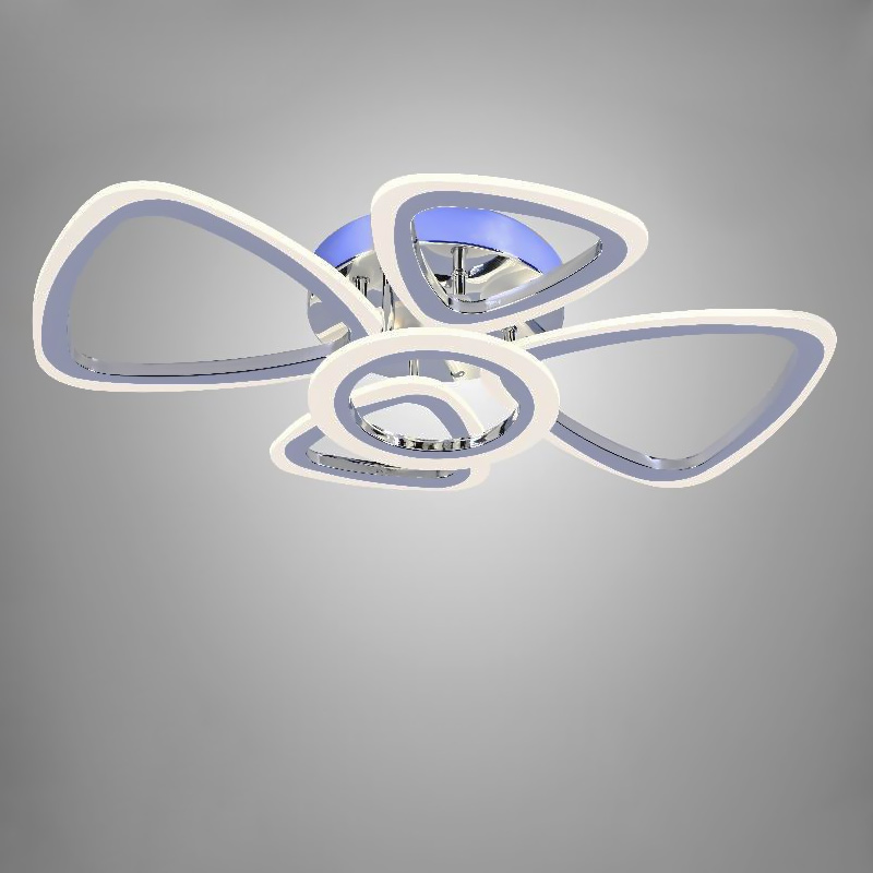 

Люстра стельова LED Light House NM-16000/2+3 CR RGB 100W+22W хром