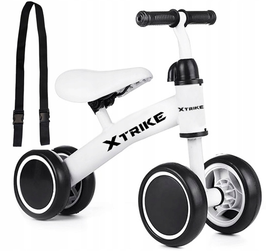 

Детский беговел Xtrike (21833) со стальной рамой, колесо 10 с ремнем для переноски, белый