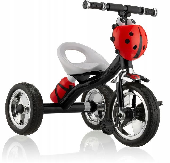 

Детский трехколесный велосипед Stars Ladybird Red ST-534956370 черно - красный