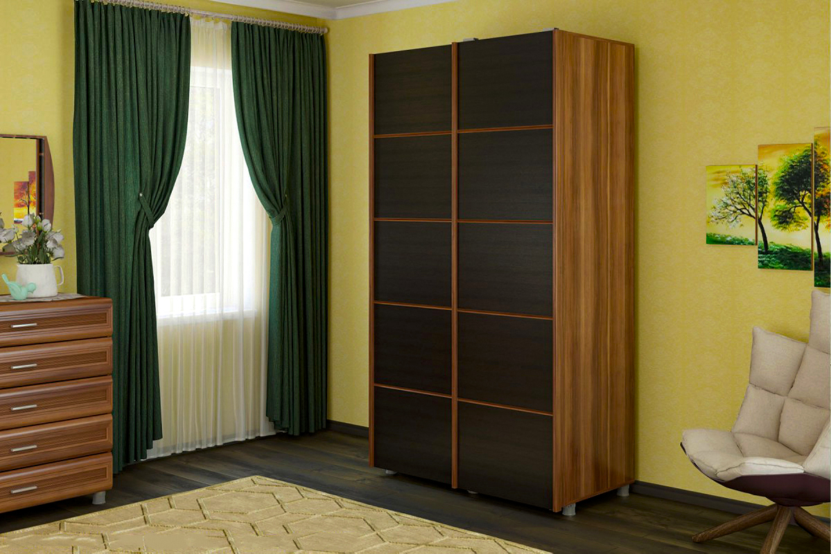 

Шкафы купе Лером 217x120x65 см Корпус Слива Валлис, фасад Дуб Венге (ler-3001)