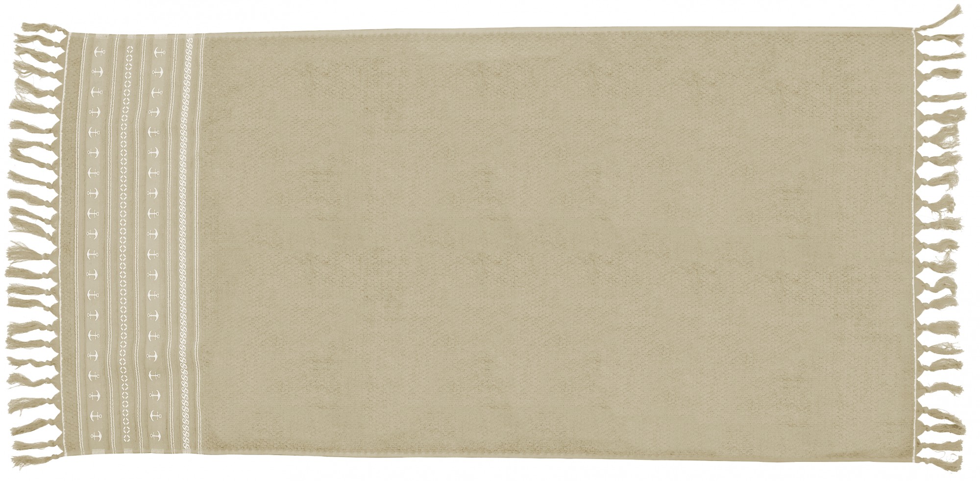 

Полотенце пляжное Marine Business Santorini Anchors 180х100 см Beige