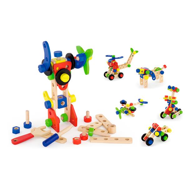

Дерев'яний конструктор Viga Toys 68 ел. (50382)