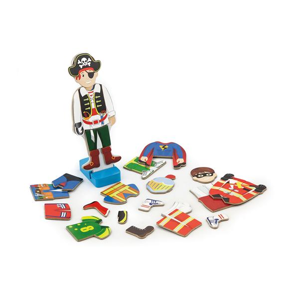 

Набір магнітів Viga Toys Гардероб хлопчика (50021)