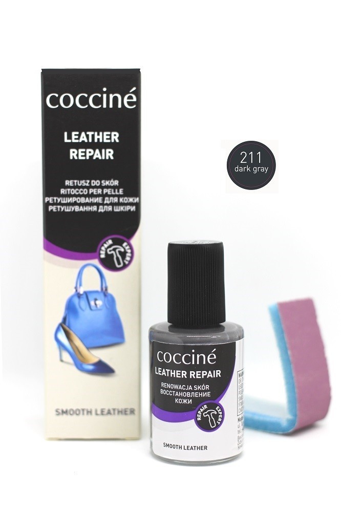 

Корректор-реставратор для кожи Coccine LEATHER RAPAIR Темно-серый 10мл 55/411/10/211