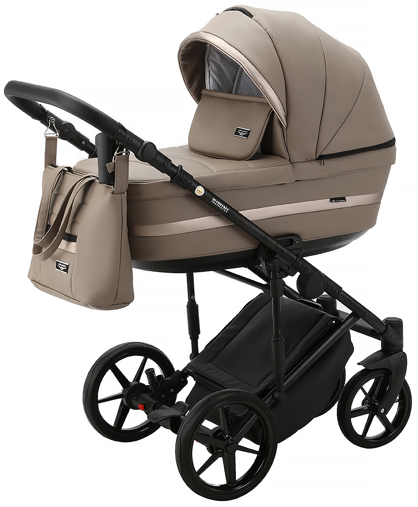 

Коляска 2 в 1 Adamex Rimini ECO кожа 100% RI-215