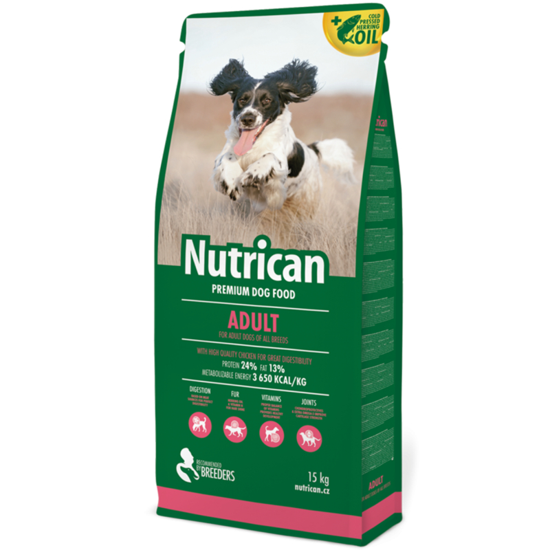 

Nutrican (Нутрикан) ADULT - корм для взрослых собак всех пород 15 кг.