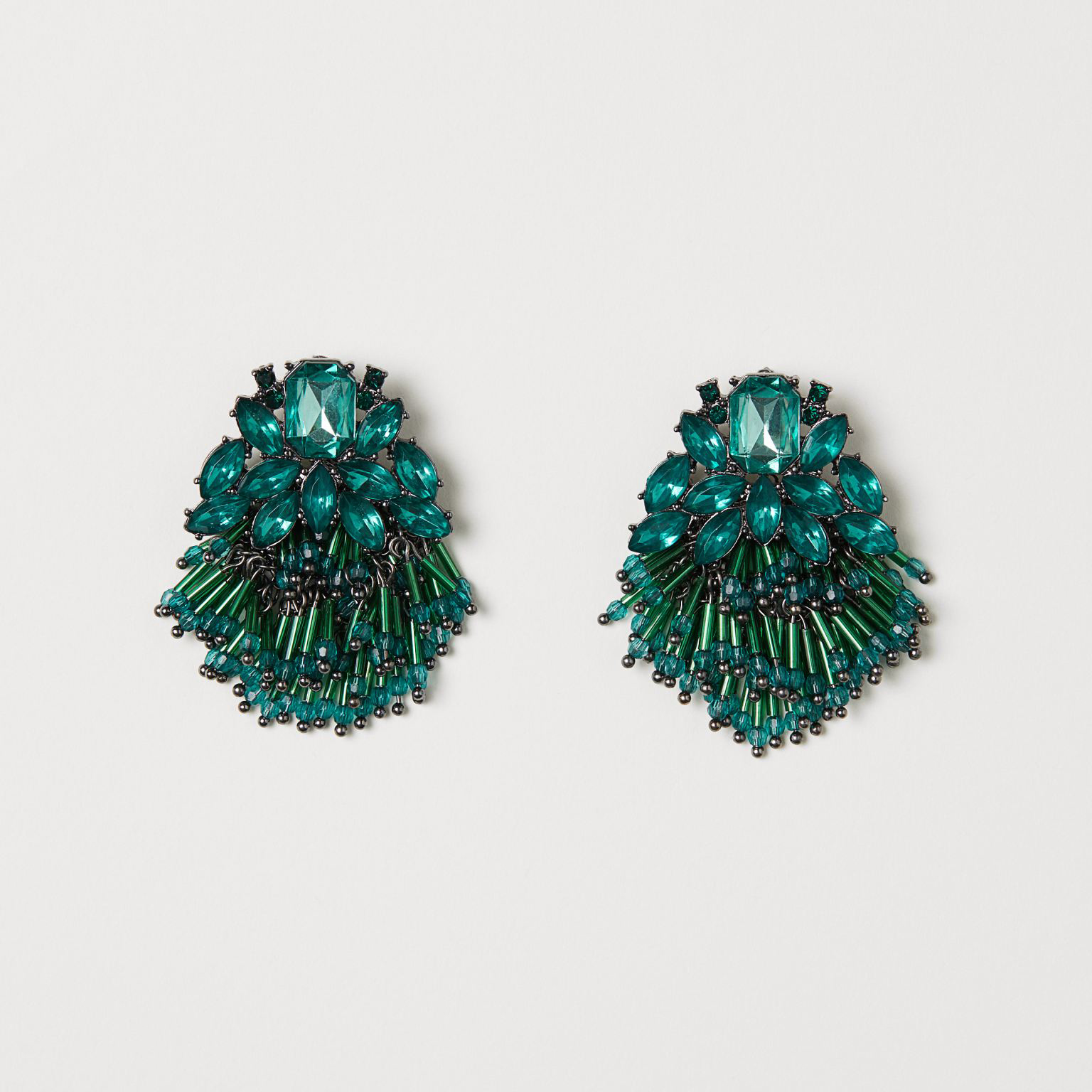 

Серьги H&M 641521sdm Темно-зеленые