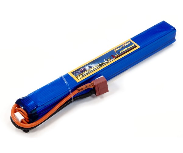 

Аккумулятор для страйкбола Giant Power Li-Pol 11.1V 3S 1500mAh 25C 20х19х167мм T-Plug