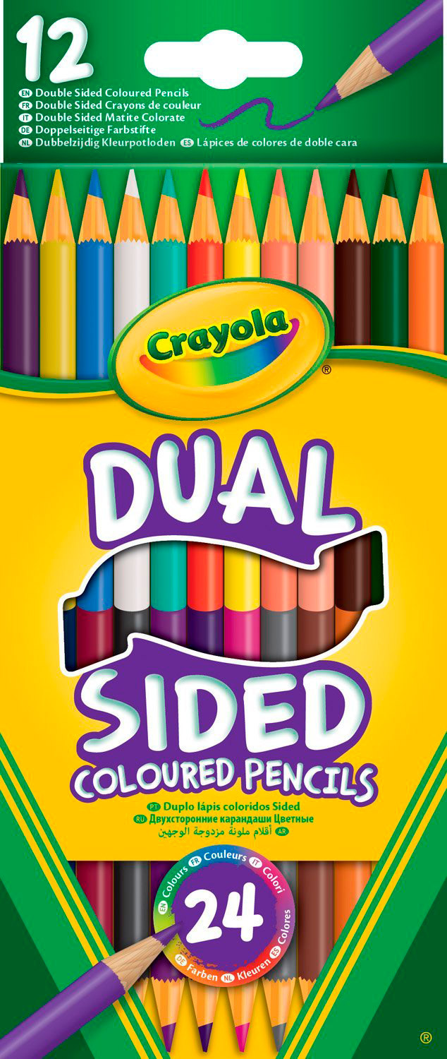 

Двусторонние цветные карандаши (12 штук, 24 цвета), Crayola (12-23372)